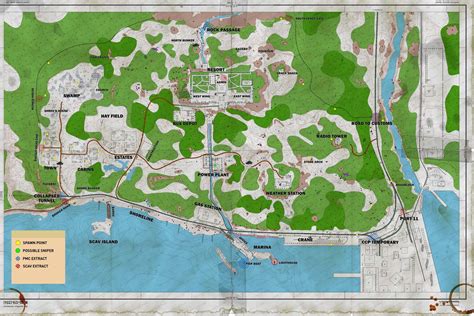 tarkov shoreline map wiki